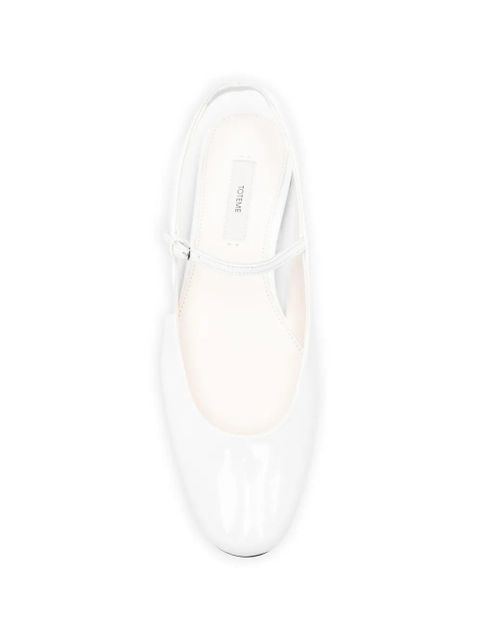 TOTEME slingback flat pumps - White