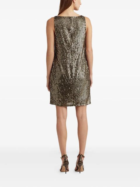 Lauren Ralph Lauren sequined mini dress - Gold