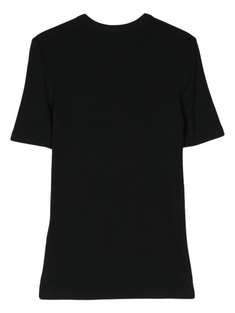TOTEME crew-neck short-sleeve T-shirt - Black - zdjęcie produktu nr 2