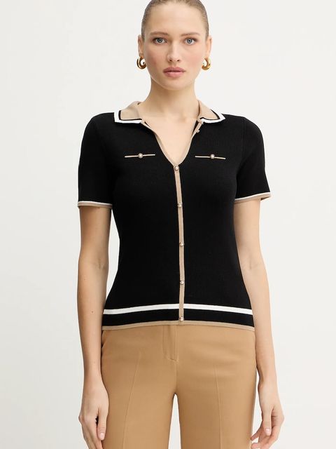 Morgan sweter MTOI damskie kolor czarny lekki MTOI - zdjęcie produktu nr 1