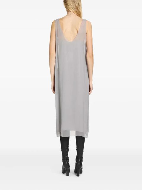 TOTEME chiffon midi slip dress - Grey