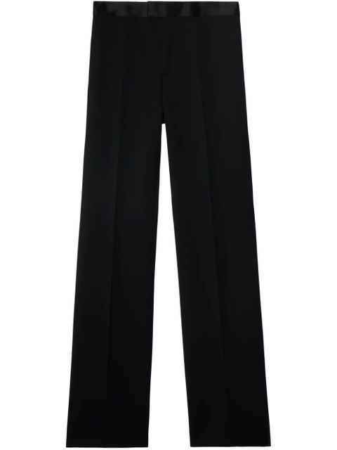 Burberry wool straight-leg trousers - Black - zdjęcie produktu nr 1