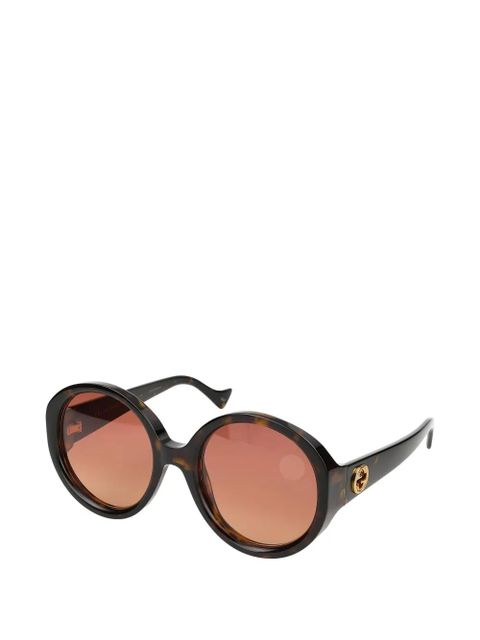 Gucci Interlocking G round-frame sunglasses - Brown - zdjęcie produktu nr 2