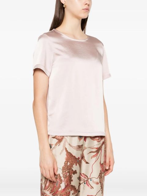 Weekend Max Mara keyhole-neck short-sleeve top - Neutrals
