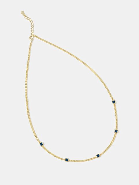 Answear.LAB naszyjnik ze srebra 925 pozłacanego 18k złotem - zdjęcie produktu nr 1