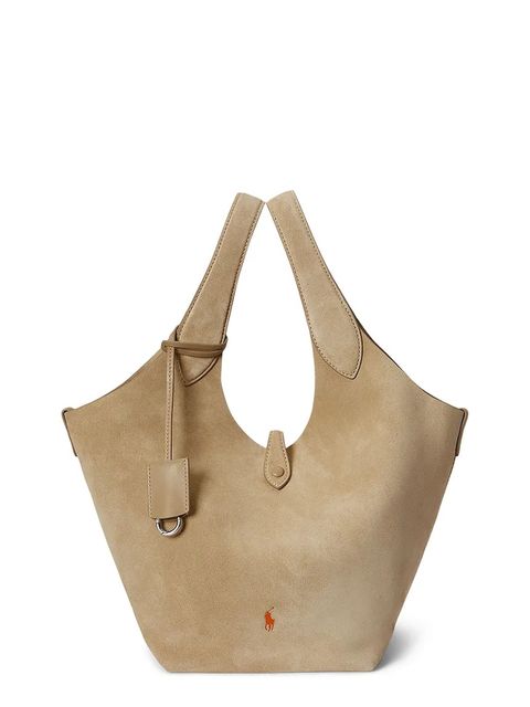 Polo Ralph Lauren torebka zamszowa - zdjęcie produktu nr 1