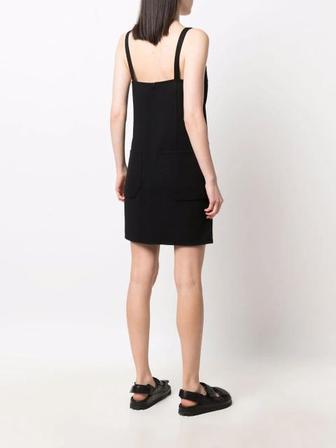 Max Mara sleeveless knitted mini dress - Black