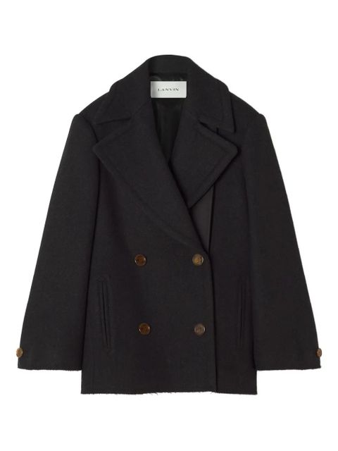 Lanvin double-breasted long-sleeve jacket - Black - zdjęcie produktu nr 1