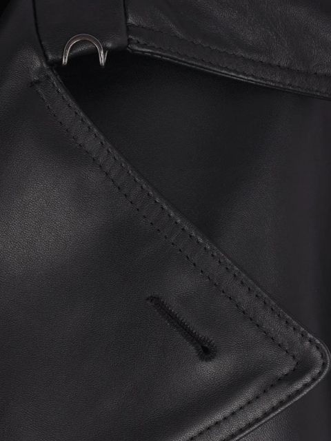 MM6 Maison Margiela leather jacket - Black - zdjęcie produktu nr 2