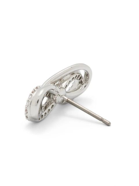 Swarovski Hyperbola stud earrings - White