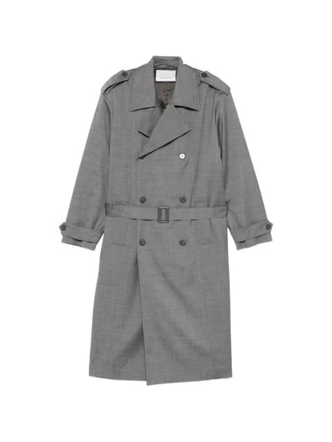 The Frankie Shop double-breasted trench coat - Grey - zdjęcie produktu nr 1
