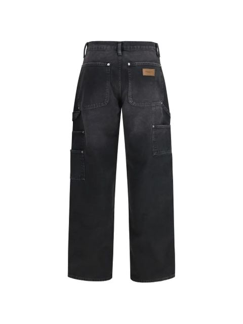 Alexander Wang zip-detail jeans - Black - zdjęcie produktu nr 2