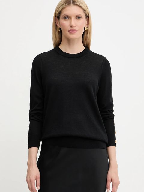 MICHAEL Michael Kors sweter wełniany damski kolor czarny lekki MT5619D4VR - zdjęcie produktu nr 1