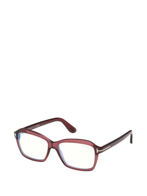 TOM FORD Eyewear square-frame glasses - Purple - zdjęcie produktu nr 2