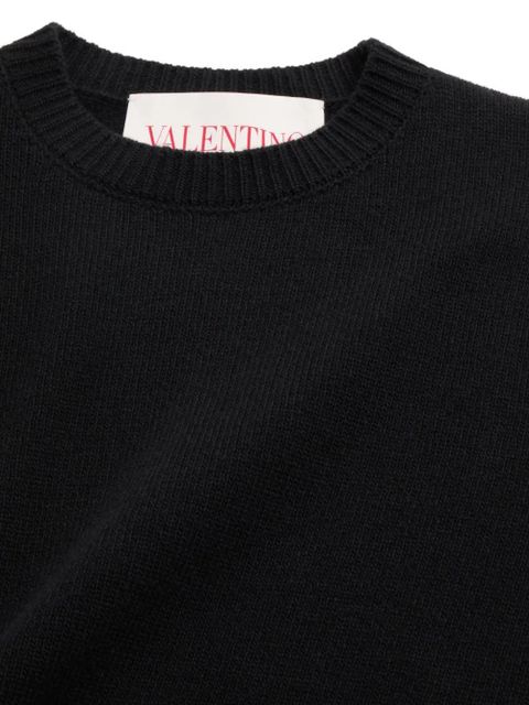 Valentino Garavani wool-mohair sweater - Black