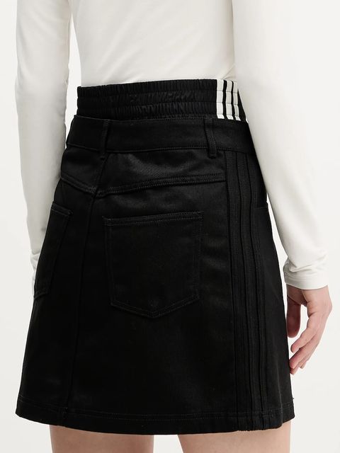 adidas Originals spódnica jeansowa FB Utility kolor czarny mini prosta JX7593 - zdjęcie produktu nr 2