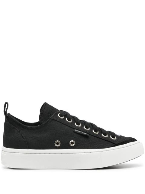 Courrèges Canvas 01 embroidered-logo sneakers - Black - zdjęcie produktu nr 1