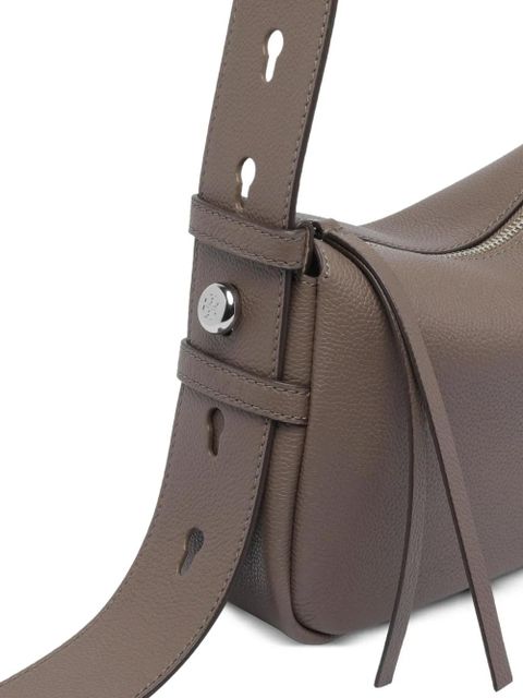 Tory Burch small zip-fastening leather shoulder bag - Brown