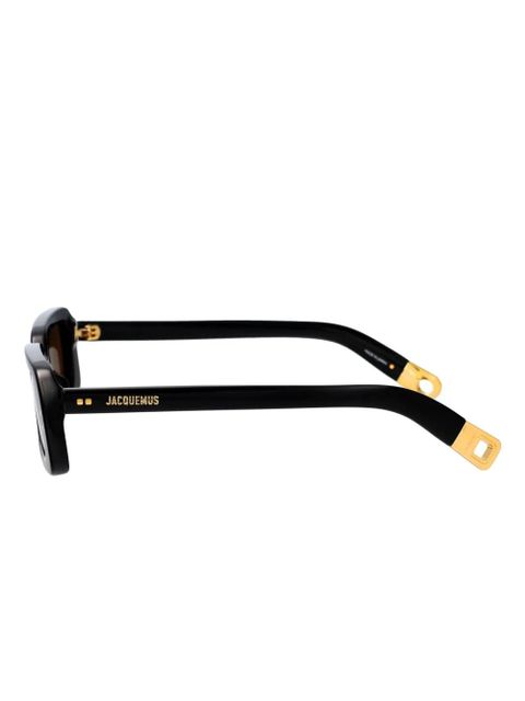 Jacquemus logo-print sunglasses - Black