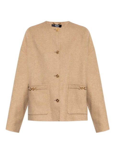 Versace Medusa-embellished jacket - Neutrals - zdjęcie produktu nr 1