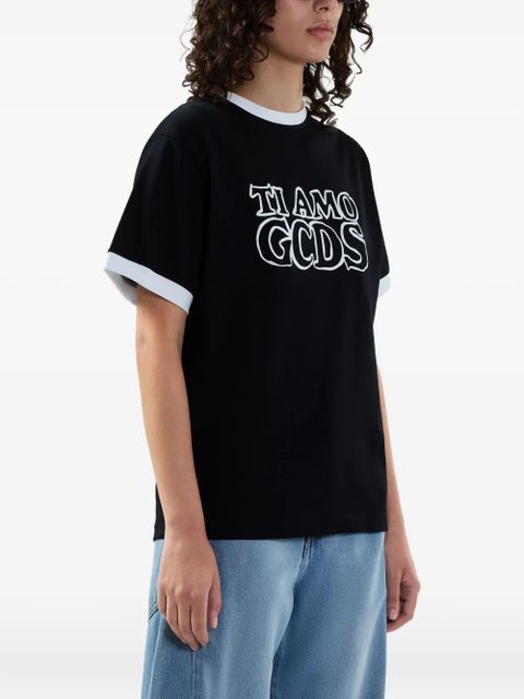GCDS logo-print T-shirt - Black