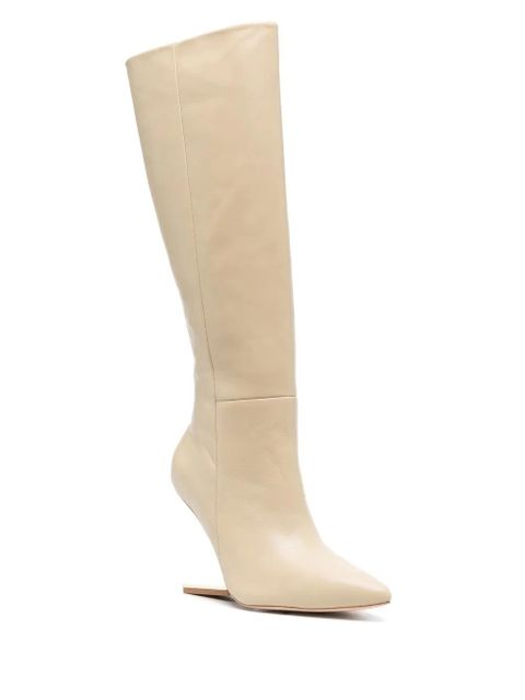 Cult Gaia suspended-heel 105mm long boots - Neutrals - zdjęcie produktu nr 2