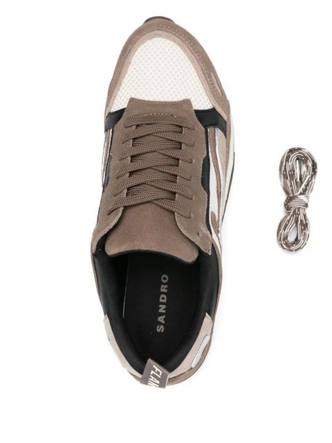 SANDRO Flame sneakers - Brown