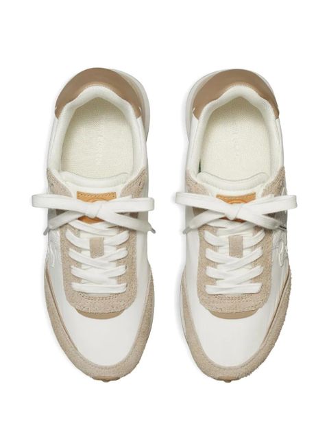 Tory Burch Destiny suede-panel sneakers - White - zdjęcie produktu nr 2