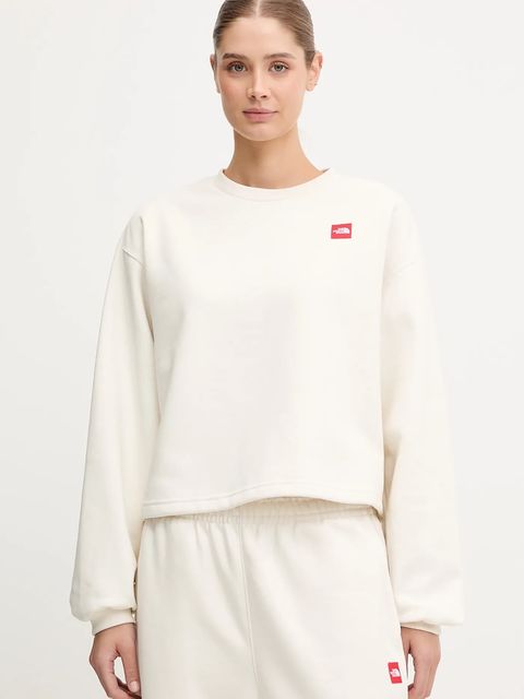 The North Face bluza Redbox damska kolor beżowy z aplikacją NF0A8EFYQLI1 - zdjęcie produktu nr 1