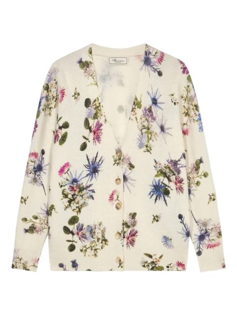 Blumarine floral-beaded cardigan - Neutrals - zdjęcie produktu nr 1