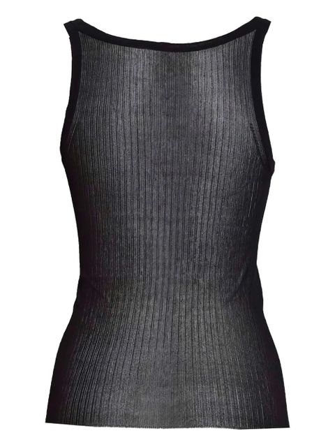 Max Mara crew-neck top - Black - zdjęcie produktu nr 2