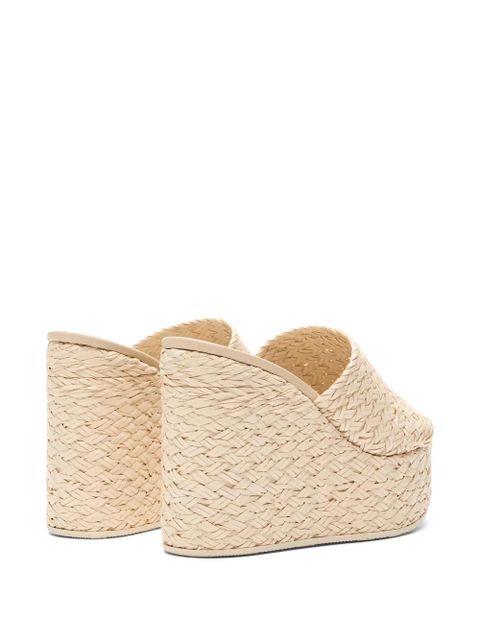 Casadei Suncity wedged sandals - Neutrals