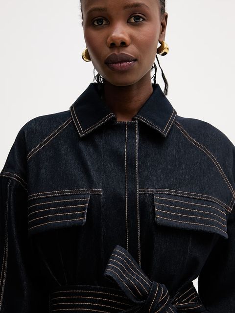 MM by Max Mara kurtka jeansowa WEST