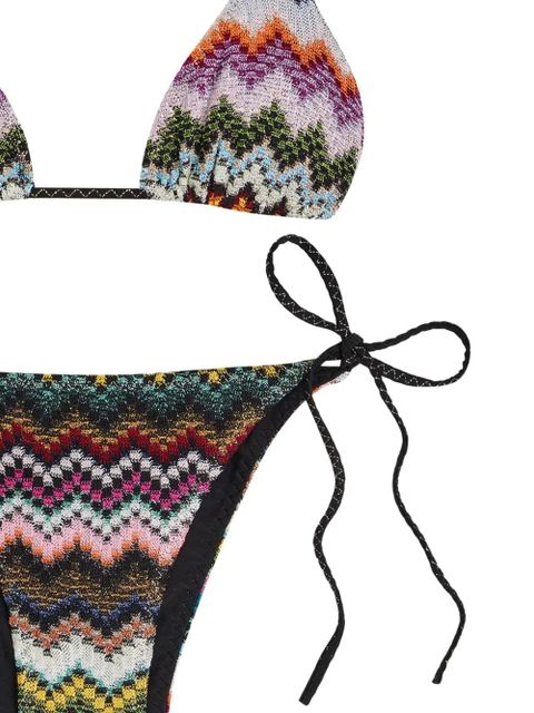 Missoni zigzag tie beachwear - Black - zdjęcie produktu nr 2