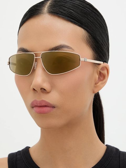 Palm Angels okulary przeciwsłoneczne kolor brązowy PERI059_647676