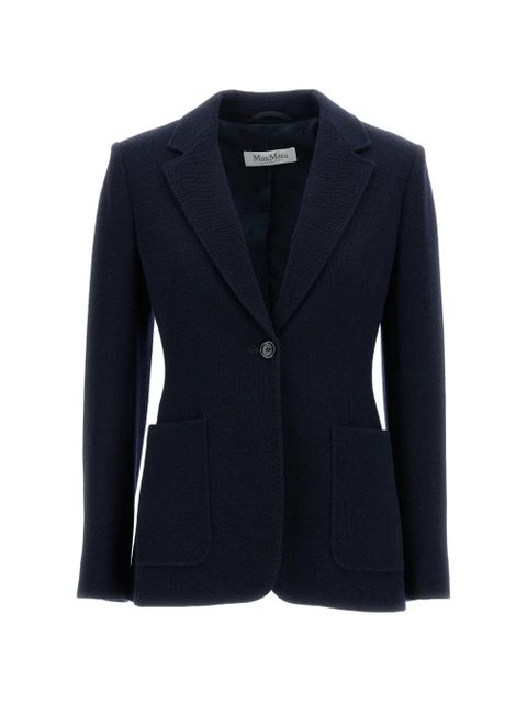 Max Mara patch-pocket button blazer - Blue - zdjęcie produktu nr 1