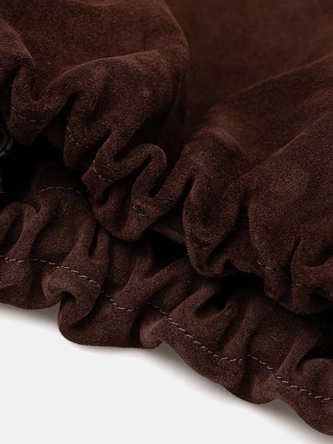 Coccinelle torebka zamszowa COCCINELLEDULSE SUEDE kolor brązowy E1 SS6 11 01 01