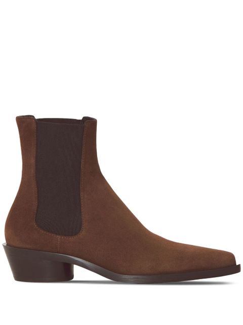Proenza Schouler Bronco suede Chelsea Boots - Brown - zdjęcie produktu nr 1