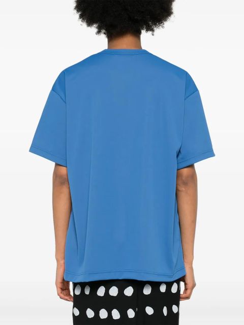 Comme Des Garçons tonal-stitching short-sleeve t-shirt - Blue