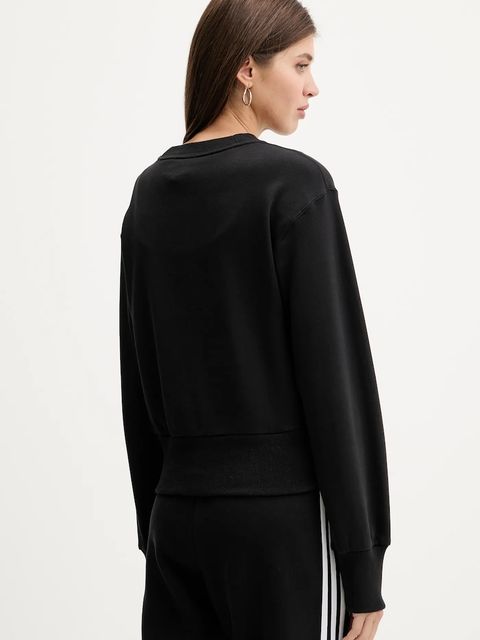 adidas bluza bawełniana ALL SZN damska kolor czarny gładka JJ1259