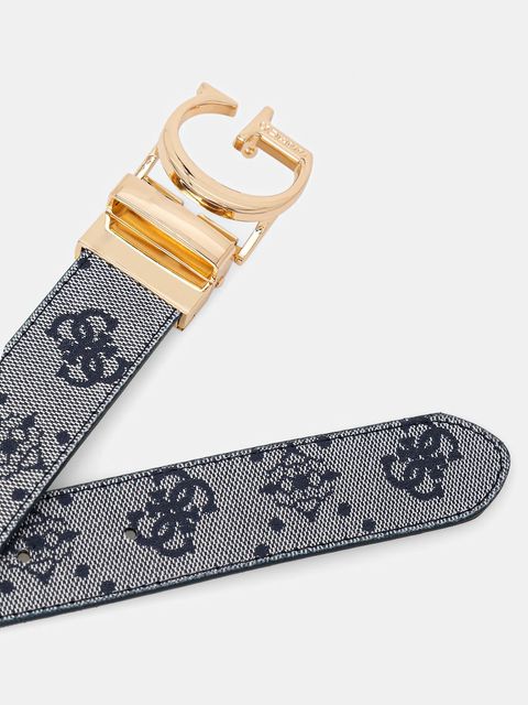 Guess pasek dwustronny NEDA damski kolor niebieski BW9267 P5330 - zdjęcie produktu nr 2