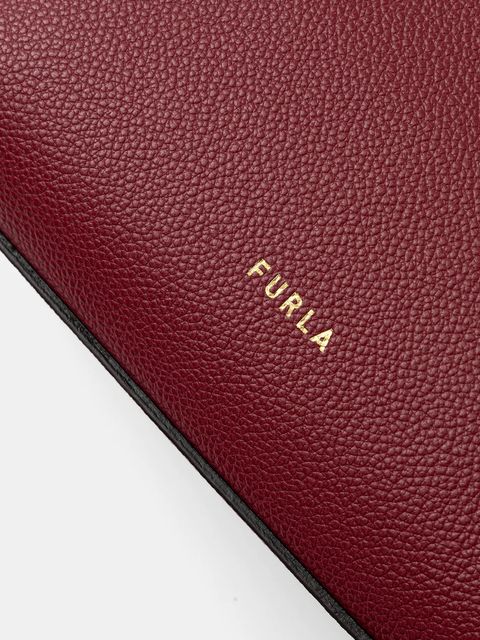 Furla torebka skórzana Moonlight S kolor czerwony WB01882 BX3036 CGQ00