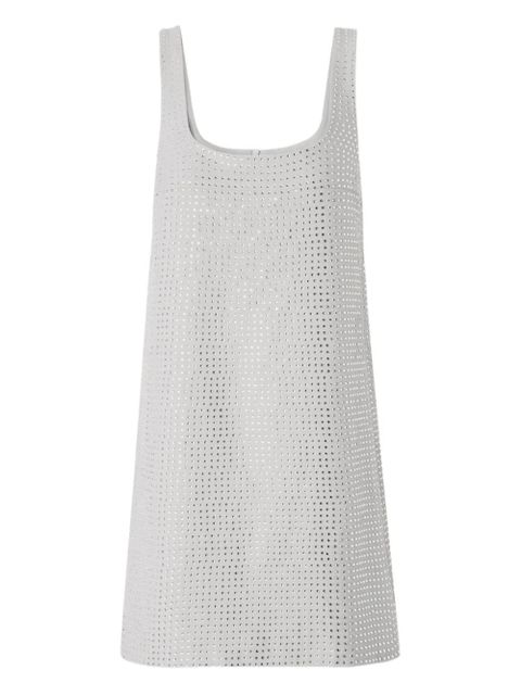 PINKO perforated square neck midi dress - White - zdjęcie produktu nr 1