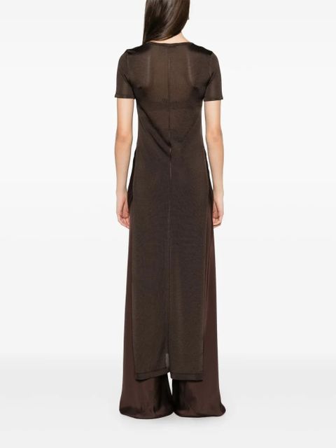 LEMAIRE knitted maxi dress - Brown - zdjęcie produktu nr 2