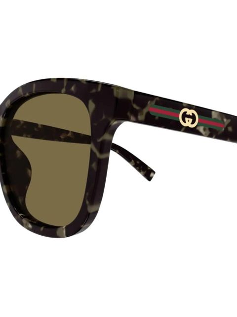 Gucci Eyewear square-frame sunglasses - Brown