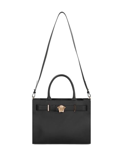 Versace Medusa leather tote bag - Black