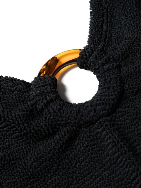 Hunza G Celine shirred swimsuit - Black