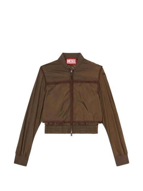 Diesel zip-up bomber jacket - Brown - zdjęcie produktu nr 1