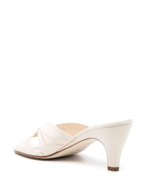 The Row 65mm Soft Knot sandals - White