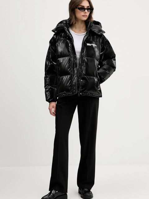 Karl Lagerfeld Jeans kurtka kolor czarny zimowa A4W15020